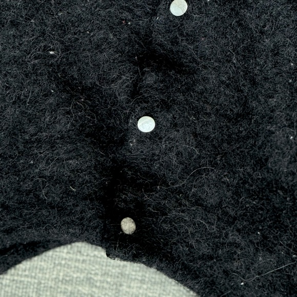 Sezane Black Mohair Cardigan in Sz XXS - Picture 6 of 9